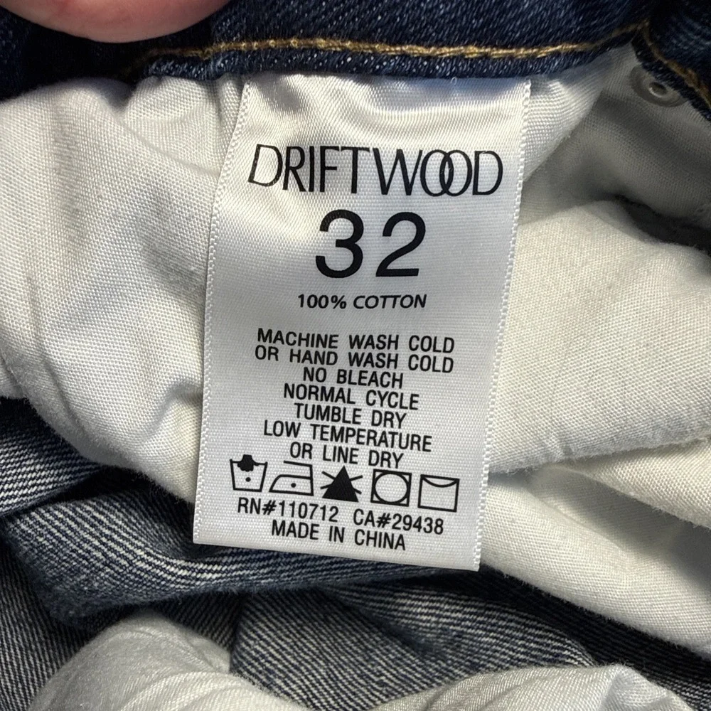 Driftwood Women's Jeans 32X34‎ Farrah Flare Leg Patchwork Hippie Boho Cowgirl